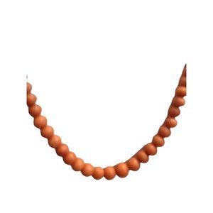 Antique Coral Necklace 14 K Clasp Bead Salmon Coral